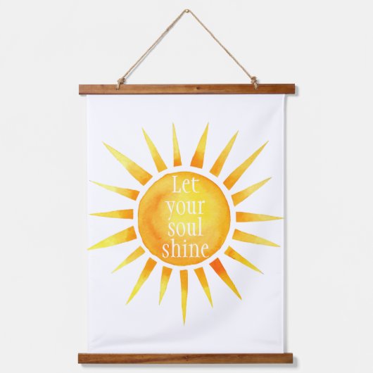 Waterverf voor het aanzetten van sol hangend wandkleed (Voorkant)