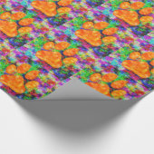 Waterverf voor het afdrukken van dubbele pagina's cadeaupapier (Hoek)