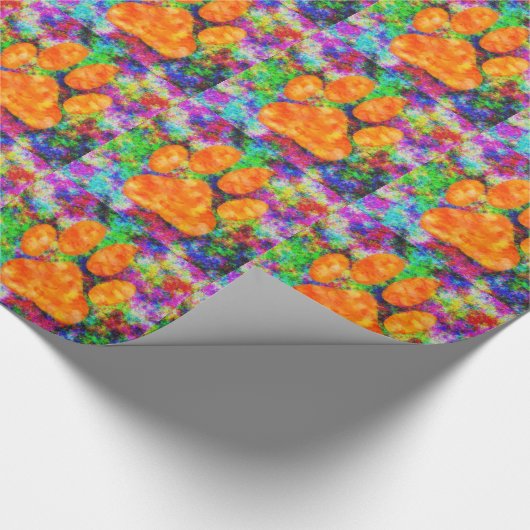 Waterverf voor het afdrukken van dubbele pagina's cadeaupapier (Hoek)