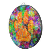 Waterverf voor het afdrukken van dubbele pagina's dartbord (Voorkant Rechts)