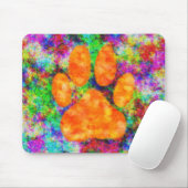 Waterverf voor het afdrukken van dubbele pagina's muismat (Met muis)