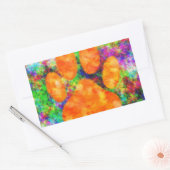 Waterverf voor het afdrukken van dubbele pagina's rechthoekige sticker (Envelop)