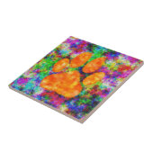 Waterverf voor het afdrukken van dubbele pagina's tegeltje (Zijkant)