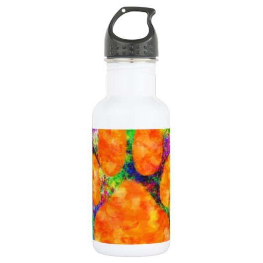 Waterverf voor het afdrukken van dubbele pagina's waterfles  (Voorkant)