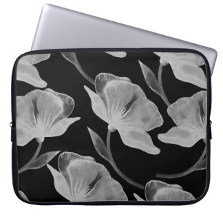 Waterverf voor het illustreren van het roos van de laptop sleeve