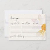 Waterverf voor het recept voor wilde bloemen (Voorkant)