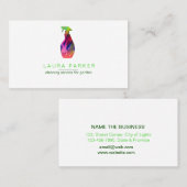 Waterverf voor het reinigen van spuitfles visitekaartje (Voorkant / Achterkant)