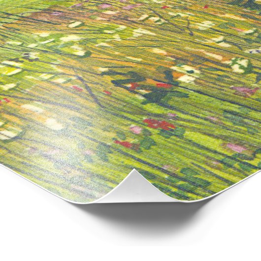 Waterverf voor het schilderen van pijnbomen op zij foto afdruk (Hoek)