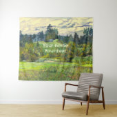 Waterverf voor het schilderen van pijnbomen op zij wandkleed (In Situ (horizontaal))