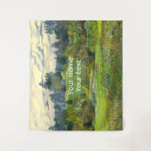 Waterverf voor het schilderen van pijnbomen op zij wandkleed (Voorkant)