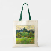 Waterverf voor het schilderen van pijnbomen tote bag (Achterkant)