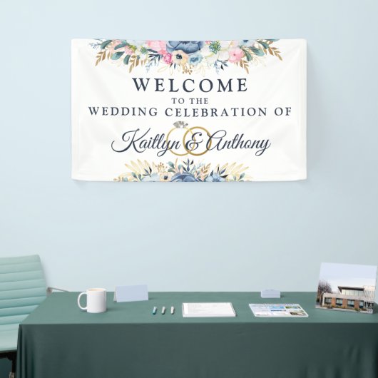 Waterverf voor huwelijksfeestdag spandoek (Beurs)