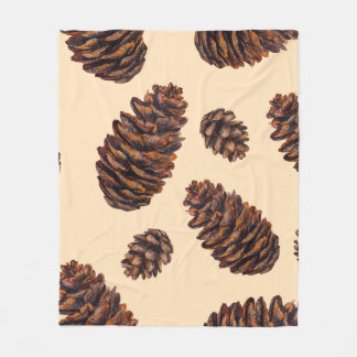 Waterverf voor kegel naadloos patroon, waterverf fleece deken