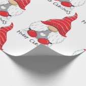 Waterverf voor kerst met kerst cadeaupapier (Hoek)