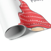 Waterverf voor kerst met kerst cadeaupapier (Rol Hoek)