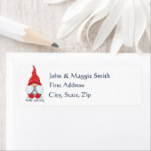 Waterverf voor kerst met kerst etiket (Insitu)