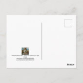 Waterverf voor kerstengel-muis en kardinalen briefkaart (Achterkant)