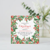 Waterverf voor kerstfeestdagen kaart (Staand voorkant)