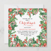 Waterverf voor kerstfeestdagen kaart (Voorkant)