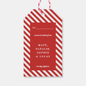 waterverf voor kerstmis cadeaulabel (Achterkant)