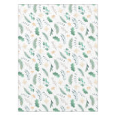 Waterverf voor kerstmis met groene pine tafelkleed (Voorkant)