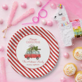 waterverf voor kerstmis papieren bordje (Feest)