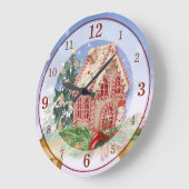 Waterverf voor kerstontbijtkoek Acryl Grote Klok (Hoek)