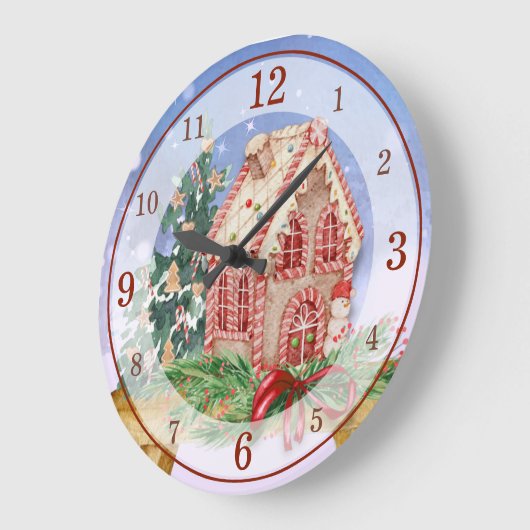 Waterverf voor kerstontbijtkoek Acryl Grote Klok (Hoek)