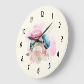 Waterverf voor kleurrijke Macarons en bloemen Grote Klok (Hoek)