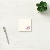 Waterverf voor kleurrijke Macarons en bloemen Post-it® Notes (Kantoor)