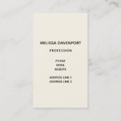 Waterverf voor kleurrijke Macarons en bloemen Visitekaartje (Achterkant)