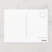 WATERVERF voor kleurrijke woningen verplaatsen Briefkaart (Achterkant)