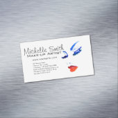 Waterverf voor make-up tekenmerken magnetisch visitekaartje (Voorbeeld)