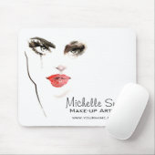 Waterverf voor make-up tekenmerken muismat (Met muis)