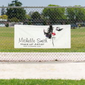 Waterverf voor make-up tekenmerken spandoek (Insitu)