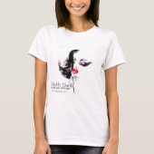 Waterverf voor make-up tekenmerken t-shirt (Voorkant)