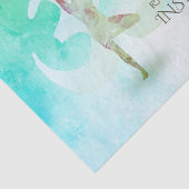 Waterverf voor Meditatie-instructies Yoga Pose Om  Tissuepapier (Detail)