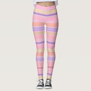 Waterverf voor multicore strepen leggings
