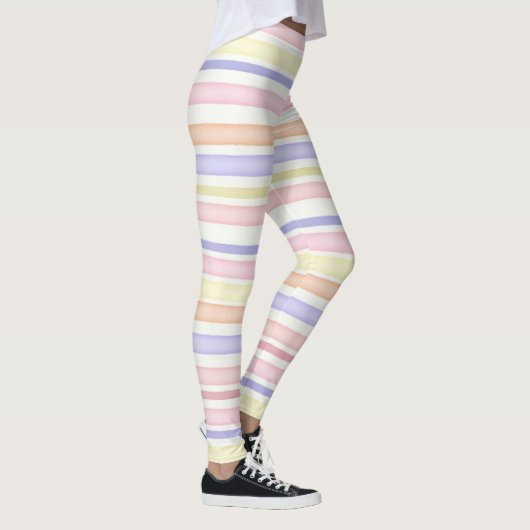 Waterverf voor multicore strepen leggings (Rechts)