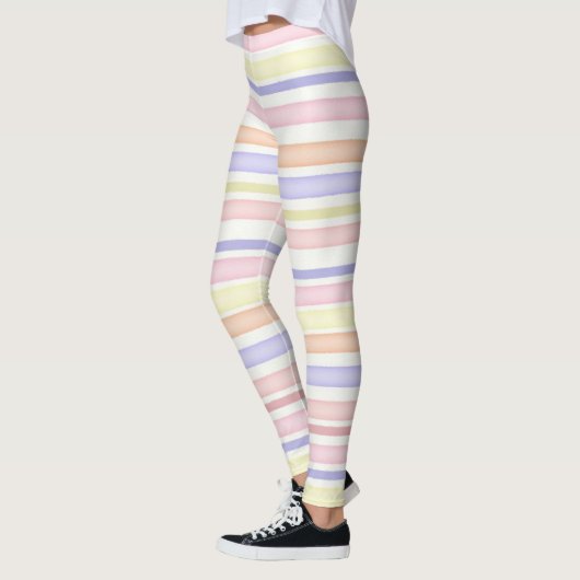 Waterverf voor multicore strepen leggings (Links)