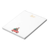 Waterverf voor noel-kalligrafie - kerstlaptop voor notitieblok (Linkerzijde)