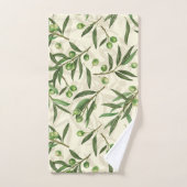 Waterverf voor olijfbijkantoren bad handdoek (Handdoek)