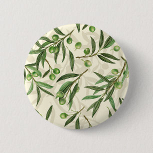 Waterverf voor olijfbijkantoren ronde button 5,7 cm