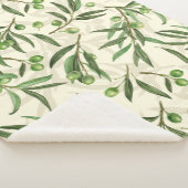 Waterverf voor olijfbijkantoren sherpa deken (3/4)