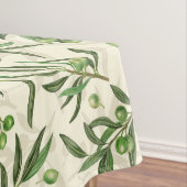 Waterverf voor olijfbijkantoren tafelkleed (Voorbeeld)