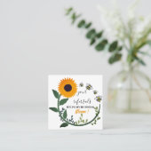 Waterverf voor onroerend goed en kleine bedrijven  aanbevelingskaartje (Staand voorkant)