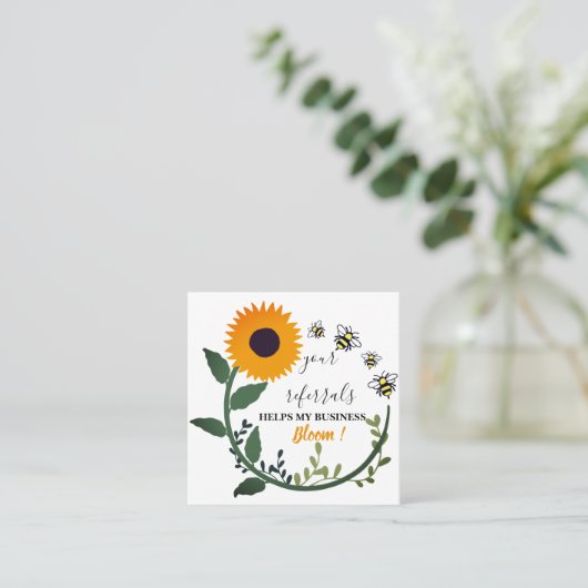 Waterverf voor onroerend goed en kleine bedrijven  aanbevelingskaartje (Staand voorkant)