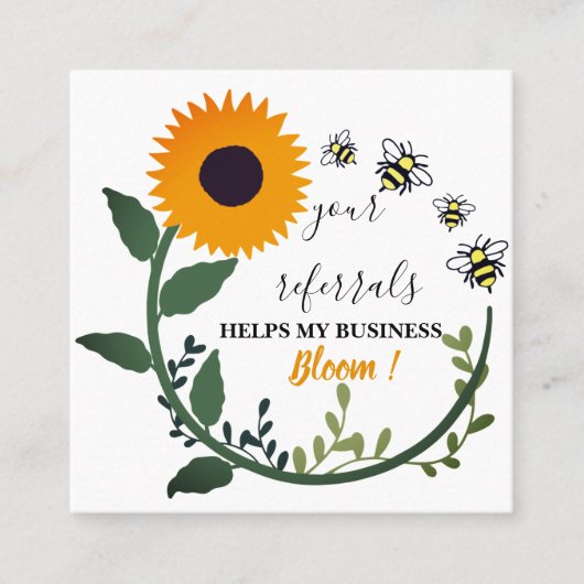 Waterverf voor onroerend goed en kleine bedrijven  aanbevelingskaartje (Voorkant)