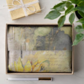Waterverf voor ontbinding van zonnebloemen tissuepapier (Geschenk)