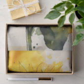 Waterverf voor ontbinding van zonnebloemen tissuepapier (Geschenk)